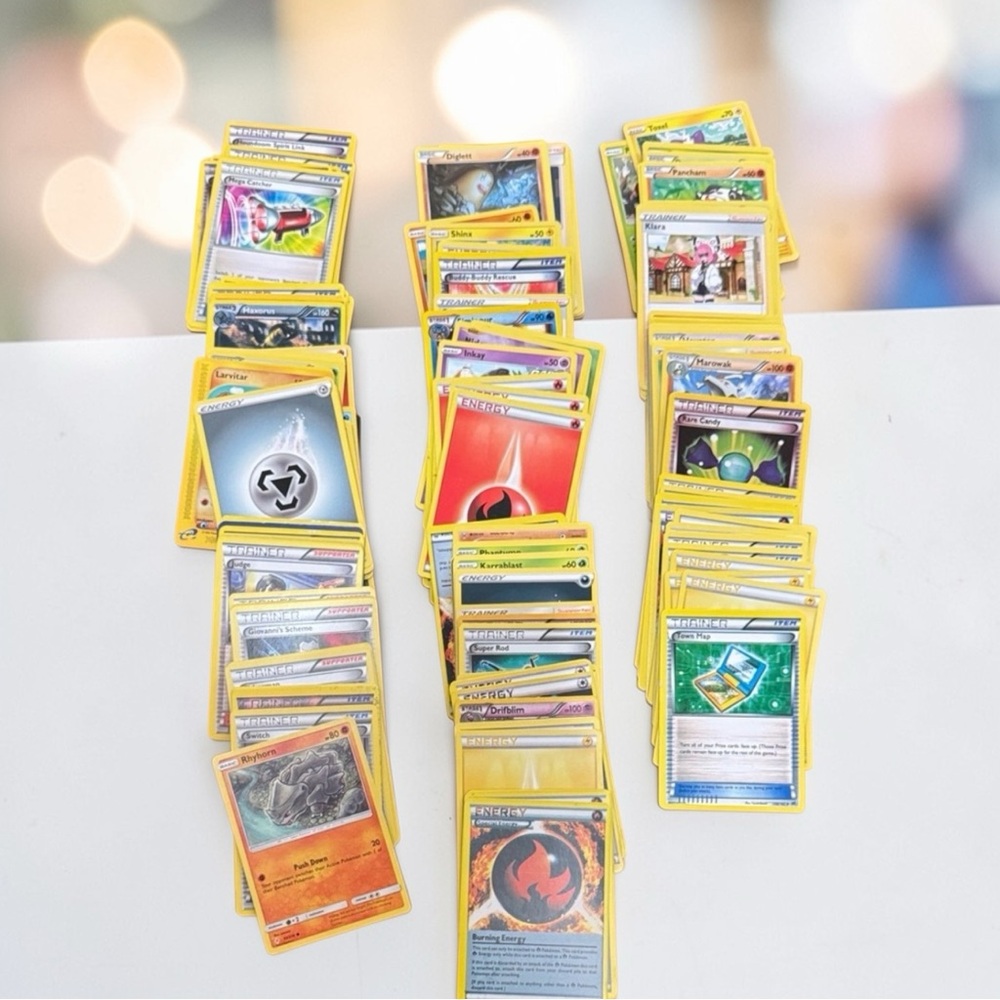 Pokémon Trading Card Game Set with Yellow Borders